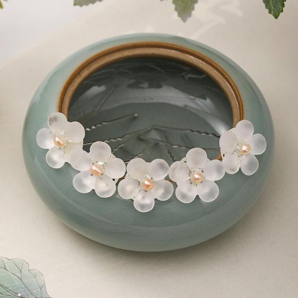 hair clips & barrettes 5pcs small fresh girls hairpins white flower shape decorated a pearl bride headpiece u shaped daily wear headwear bn, Golden;silver
hair clips & barrettes 5pcs small fresh girls hairpins white flower shape decorated a pearl bride headpiece u shaped daily wear headwear bn, Golden;silver