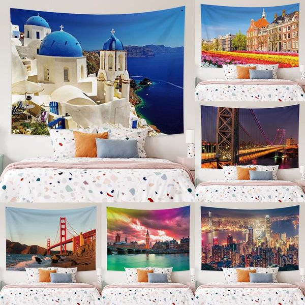 tapestries city landscape tapestry wall hanging garden building big bridge aegean sea hippie home decor mandala carpet
tapestries city landscape tapestry wall hanging garden building big bridge aegean sea hippie home decor mandala carpet