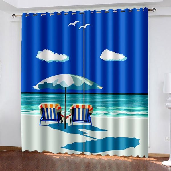 beach natural environment landscape pattern printing bedroom living room sunshade window set with hook accessories curtain & drapes
beach natural environment landscape pattern printing bedroom living room sunshade window set with hook accessories curtain & drapes
