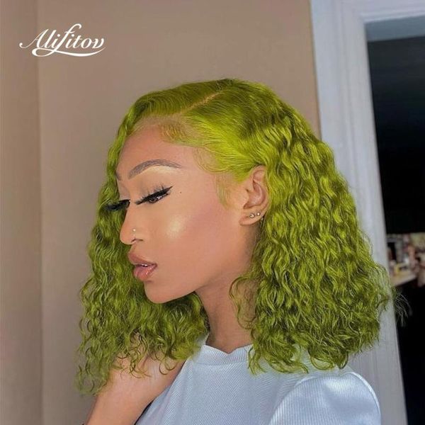 green lace front wigs kinky curly human hair wigs hd transparent lace with for women, Black;brown
green lace front wigs kinky curly human hair wigs hd transparent lace with for women, Black;brown