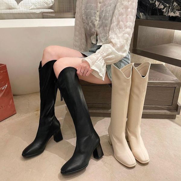 boots high heels knee women shiny leather spaure toe knight long 2021 shoes autumn booties, Black
boots high heels knee women shiny leather spaure toe knight long 2021 shoes autumn booties, Black