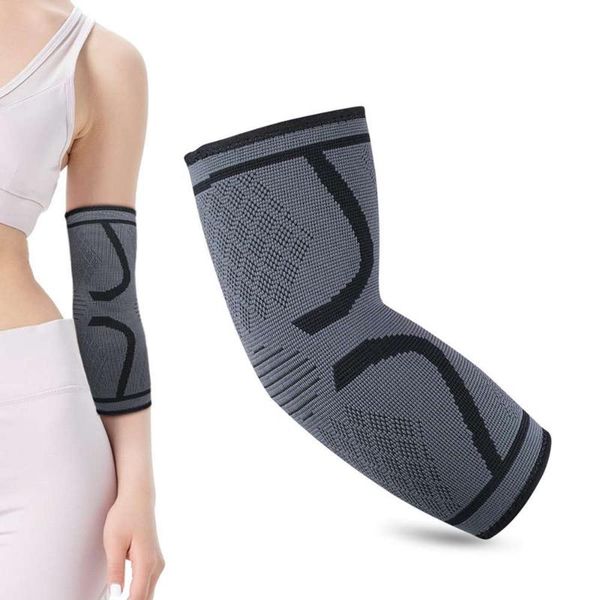 tight and breathable fabric compression elbow brace sleeves non-slip cuffs gym training lifting arm exercise guard & knee pads, Black;gray
tight and breathable fabric compression elbow brace sleeves non-slip cuffs gym training lifting arm exercise guard & knee pads, Black;gray