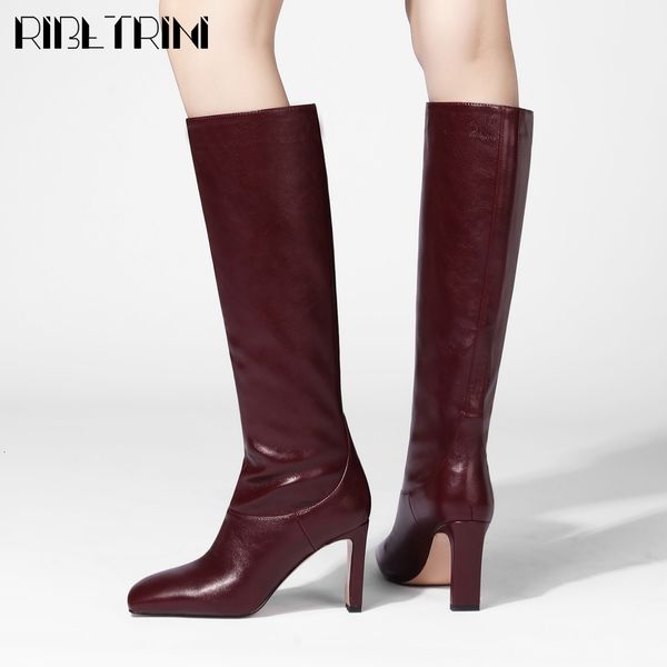 boots solid color knee shoes autumn brand designer women high heels boots, Black
boots solid color knee shoes autumn brand designer women high heels boots, Black