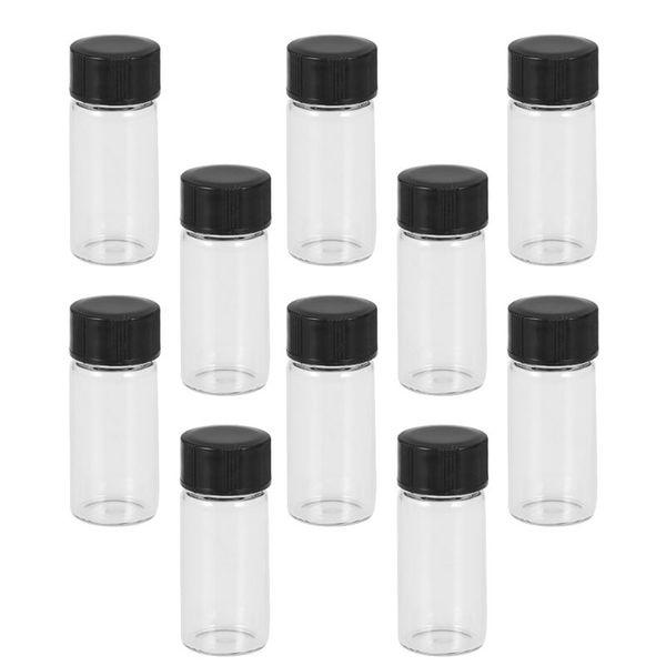 storage bottles & jars 100pcs clear reagent vials transparent 5ml sample vial glass with lids
storage bottles & jars 100pcs clear reagent vials transparent 5ml sample vial glass with lids