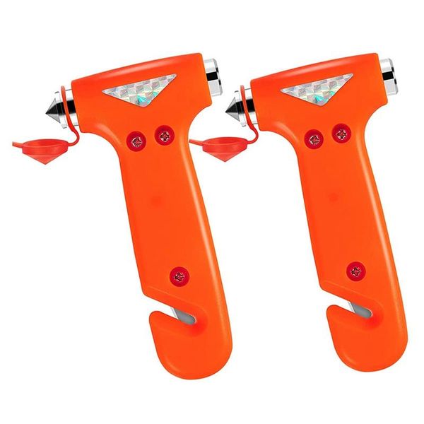 hand tools 2-pack car safety hammer, emergency escape-tool,seatbelt cutter, automotive life rescue for car, home, orange
hand tools 2-pack car safety hammer, emergency escape-tool,seatbelt cutter, automotive life rescue for car, home, orange