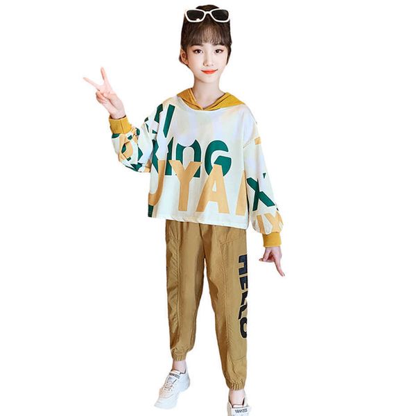 teen girls sport clothing hoodies + pants clothes patchwork set casual style kid 6 8 10 12 210528, White
teen girls sport clothing hoodies + pants clothes patchwork set casual style kid 6 8 10 12 210528, White