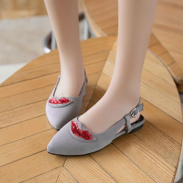 big size 11 12 summer flat sandals ladies women shoes woman red lip back empty tripping band baled female pointed, Black
big size 11 12 summer flat sandals ladies women shoes woman red lip back empty tripping band baled female pointed, Black