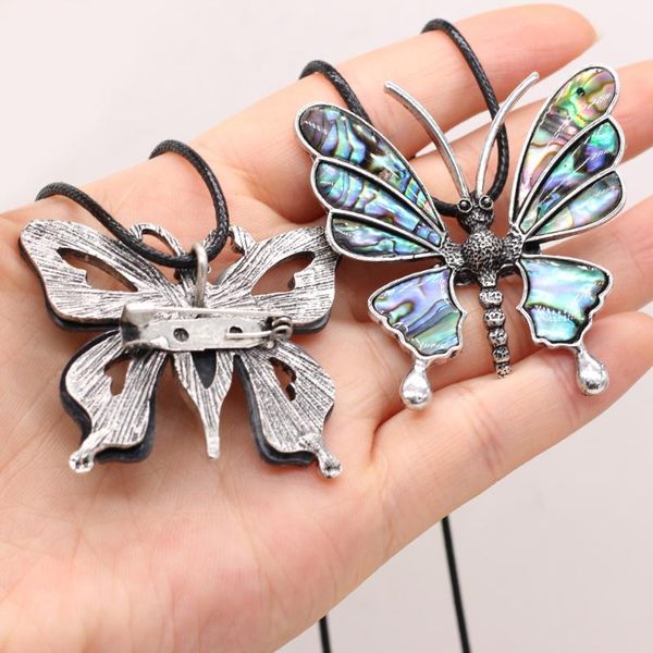 chains style abalone alloy necklace butterfly-shaped brooch pendant leather cord 2mm charms for elegant women love romantic gift, Silver
chains style abalone alloy necklace butterfly-shaped brooch pendant leather cord 2mm charms for elegant women love romantic gift, Silver