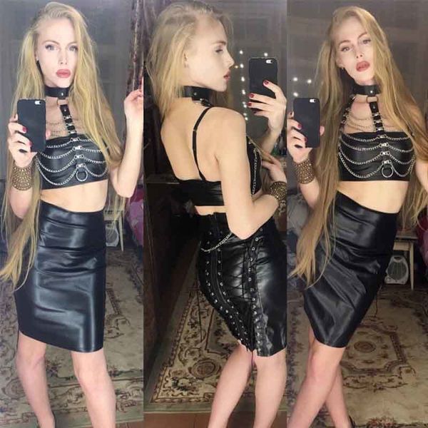 gothic faux leather skirts punk black back zipper lace up wrap pencil skirt wet look bodycon midi skirts womens, Red;black
gothic faux leather skirts punk black back zipper lace up wrap pencil skirt wet look bodycon midi skirts womens, Red;black