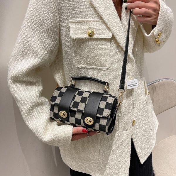 evening bags fashion mini plaid rotary lock women's shoulder crossbody luxury designer handbag for women purses and handbags
evening bags fashion mini plaid rotary lock women's shoulder crossbody luxury designer handbag for women purses and handbags