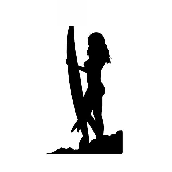 girl at the beach surfing fashion decals suitable for all kinds of car stickers black/white, 18cm*10cm
girl at the beach surfing fashion decals suitable for all kinds of car stickers black/white, 18cm*10cm