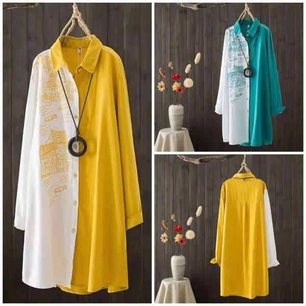 women's blouses & shirts 2021 spring lady cotton and linen mujer embroidered literary loose camisa long sleeve elegant blouse women ove, White
women's blouses & shirts 2021 spring lady cotton and linen mujer embroidered literary loose camisa long sleeve elegant blouse women ove, White