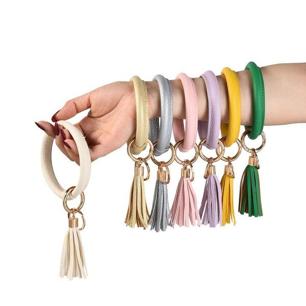 bangle bohemian leopard bracelet retro handmade multicolor pu leather women men tassel pendant keychain, Black
bangle bohemian leopard bracelet retro handmade multicolor pu leather women men tassel pendant keychain, Black