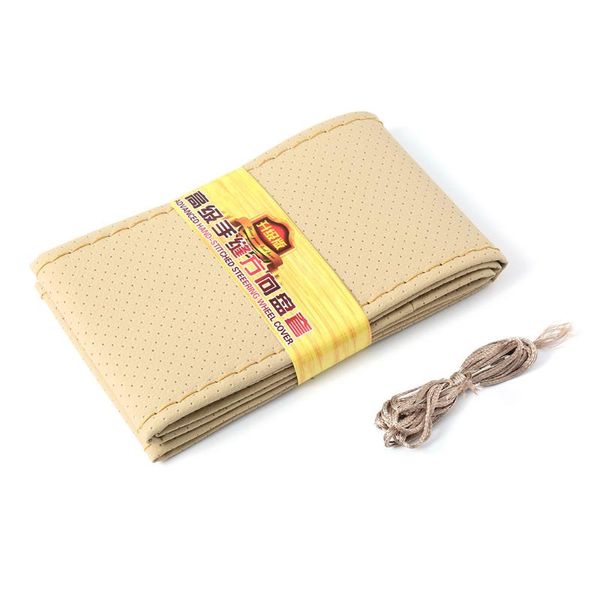 steering wheel covers universal car cover auto pu leather braiding for perforated breathable with needle &thread
steering wheel covers universal car cover auto pu leather braiding for perforated breathable with needle &thread