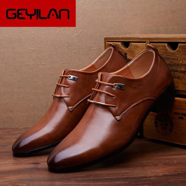 dress shoes 2021 men business formal oxford leather lace-up pointed toe british style brown black
dress shoes 2021 men business formal oxford leather lace-up pointed toe british style brown black