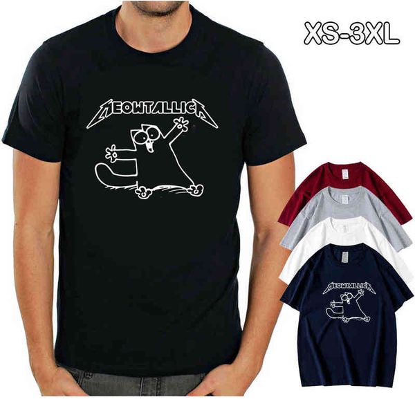 trendy fashion pure cotton t-shirt short sleeve harajuku street casual fashion personality t-shirt meowtallica print g1217, White;black
trendy fashion pure cotton t-shirt short sleeve harajuku street casual fashion personality t-shirt meowtallica print g1217, White;black