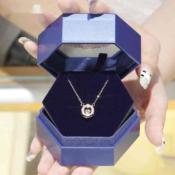 beating heart sterling silver necklace women's style crystal pendant, niche design, versatile valentine's day accessories, Black
beating heart sterling silver necklace women's style crystal pendant, niche design, versatile valentine's day accessories, Black
