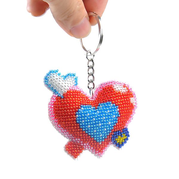 DIY Love Handmade Craft Bead Cross Stitch Keychain Printed Embroidery Needlework Key Ring Kits for Women Bag Pendant
DIY Love Handmade Craft Bead Cross Stitch Keychain Printed Embroidery Needlework Key Ring Kits for Women Bag Pendant