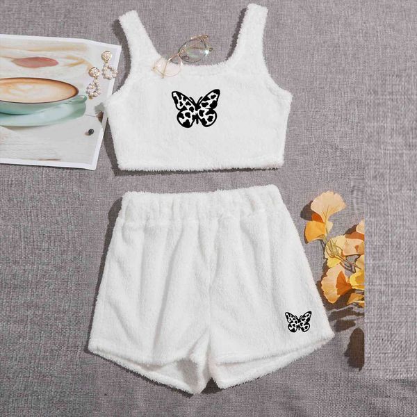 butterfly printing set fashion women sleepwear o neck pullover leisure vest crop shorts pijamas mujer invierno, Black;red
butterfly printing set fashion women sleepwear o neck pullover leisure vest crop shorts pijamas mujer invierno, Black;red