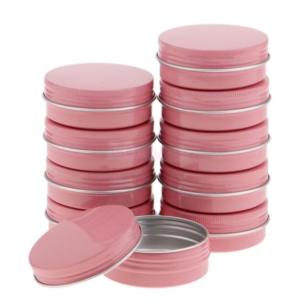 10pcs 60ml round aluminum cosmetics cream empty lip containers jars tin with screw lid silver/pink storage bottles &
10pcs 60ml round aluminum cosmetics cream empty lip containers jars tin with screw lid silver/pink storage bottles &