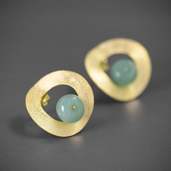 stud liu's tung personalized circle earrings 925 sterling silver jade simple geometric for women elegant jewelry, Golden;silver
stud liu's tung personalized circle earrings 925 sterling silver jade simple geometric for women elegant jewelry, Golden;silver