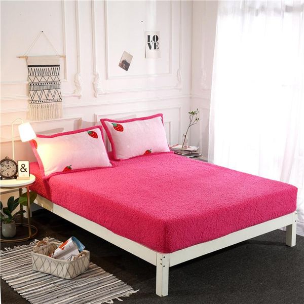 sheets & sets strawberry red lamb velvet fitted sheet winter warm plush bed soft linen mattress cover elastic bedspread
sheets & sets strawberry red lamb velvet fitted sheet winter warm plush bed soft linen mattress cover elastic bedspread