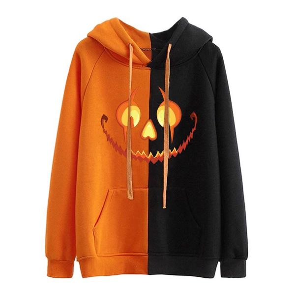 women's hoodies & sweatshirts retro women autumn with pocket halloween print long sleeve loose casual female hooded pullovers #g2, Black
women's hoodies & sweatshirts retro women autumn with pocket halloween print long sleeve loose casual female hooded pullovers #g2, Black