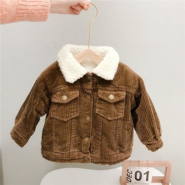 jackets boys ' retro fashion casual chlidren's single breasted jacket solid corduroy autumn and winter lapel plush top, Blue;gray
jackets boys ' retro fashion casual chlidren's single breasted jacket solid corduroy autumn and winter lapel plush top, Blue;gray