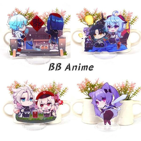 keychains anime figure genshin impact ganyu qiqi mengpa acrylic stand model plate desk decor standing sign fans prop keychain, Silver
keychains anime figure genshin impact ganyu qiqi mengpa acrylic stand model plate desk decor standing sign fans prop keychain, Silver