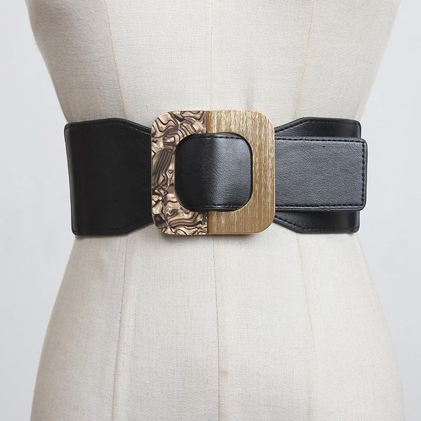 belts seebeautiful elastic cloth stitching pu wide belt waist seal square buckle all match fashion 2021 autumn winter women m261, Black;brown
belts seebeautiful elastic cloth stitching pu wide belt waist seal square buckle all match fashion 2021 autumn winter women m261, Black;brown