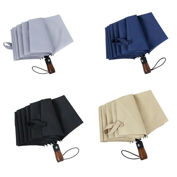 umbrellas qxna 10 ribs men business windproof automatic folding umbrella with wooden handle
umbrellas qxna 10 ribs men business windproof automatic folding umbrella with wooden handle