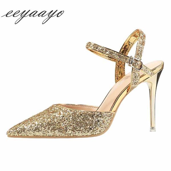 dress shoes 2021 summer women sandals high thin heel pointed toe bling party bridal wedding gold heels, Black
dress shoes 2021 summer women sandals high thin heel pointed toe bling party bridal wedding gold heels, Black