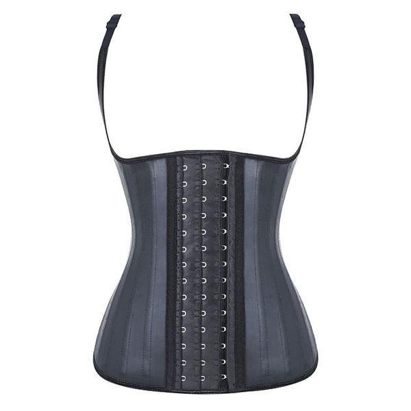 women's shapers 25 steel rib glossy rubber corset reflective latex waist girdling belly contraction chest support sling bra, Black;white
women's shapers 25 steel rib glossy rubber corset reflective latex waist girdling belly contraction chest support sling bra, Black;white