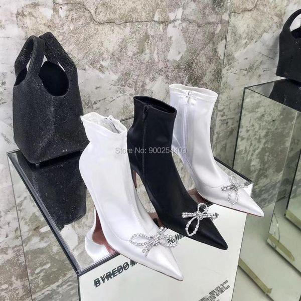 boots fashion women 2021 silk material rhinestone bowknot ankle boots, 8.5cm heels,women high heels white, Black
boots fashion women 2021 silk material rhinestone bowknot ankle boots, 8.5cm heels,women high heels white, Black