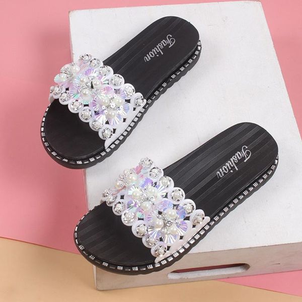 slippers women's fashion shiny low heel shoes woman casual slipper flip flops flat bottom non-slip sequins summer beach, Black
slippers women's fashion shiny low heel shoes woman casual slipper flip flops flat bottom non-slip sequins summer beach, Black