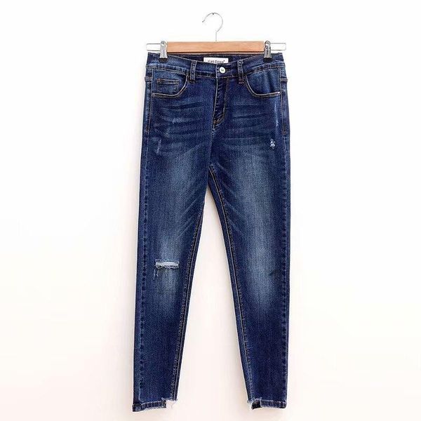 women's jeans d6 autumn winter plus size women clothing ankle-length casual fashion loose holes stretch denim pencil pants dx9156, Blue
women's jeans d6 autumn winter plus size women clothing ankle-length casual fashion loose holes stretch denim pencil pants dx9156, Blue