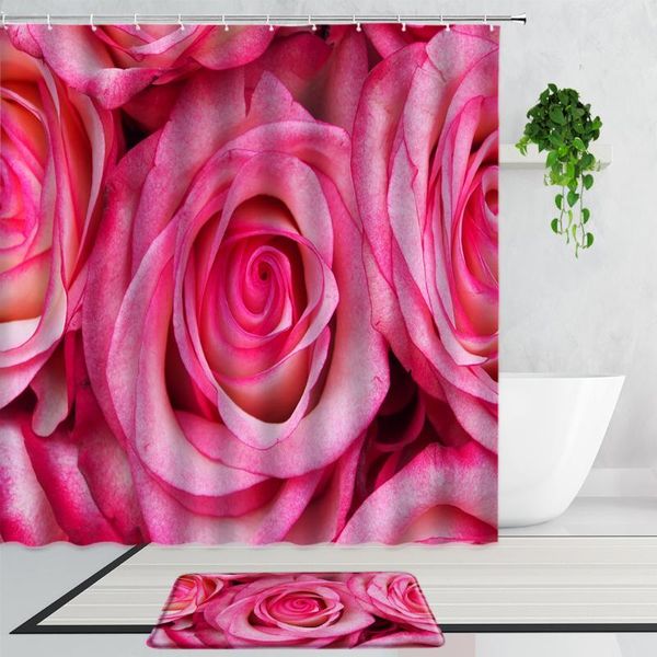 shower curtains pink rose plant flowers girly bathroom decor curtain set non-slip bath mat carpet bathtub screen home decoration
shower curtains pink rose plant flowers girly bathroom decor curtain set non-slip bath mat carpet bathtub screen home decoration