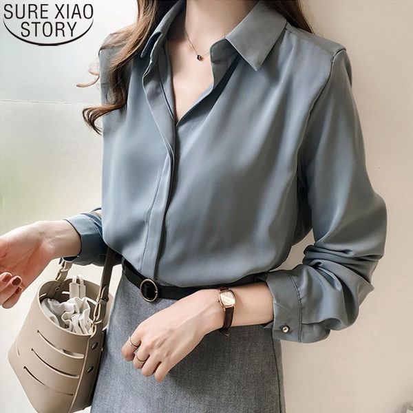 women's blouses & shirts spring autumn women loose plus size 2021 fashion solid ol style long sleeve simple feminine blusas 1181, White
women's blouses & shirts spring autumn women loose plus size 2021 fashion solid ol style long sleeve simple feminine blusas 1181, White