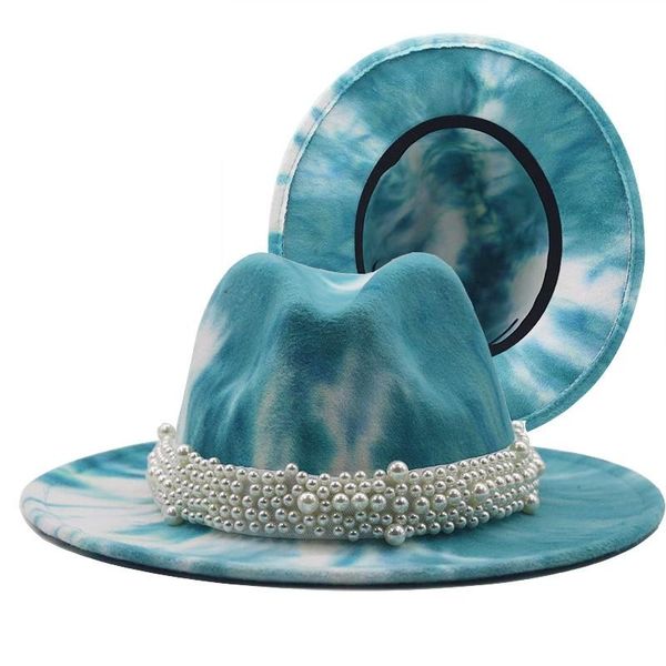 european american imitation woolen bowler hats for women men winter autumn vintage wide brim jazz hat fedora caps with pearl, Blue;gray
european american imitation woolen bowler hats for women men winter autumn vintage wide brim jazz hat fedora caps with pearl, Blue;gray