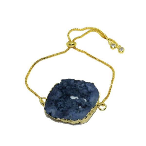 1pc irregular raw quartz crystal bracelet women gold bezel geode druzy stone connector chain for jewelry gift link,, Black
1pc irregular raw quartz crystal bracelet women gold bezel geode druzy stone connector chain for jewelry gift link,, Black