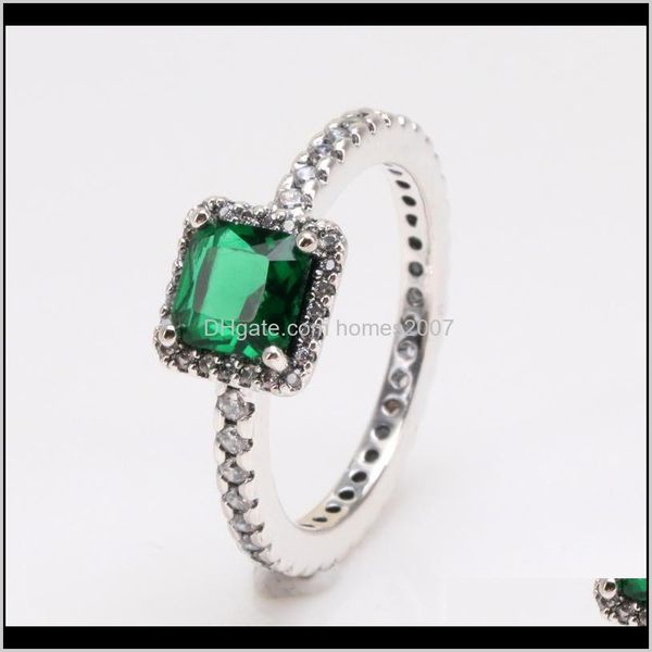jewelry100percent 925 sterling sier pan ring creative green square for women wedding party gift fashion jewelry cluster rings drop delivery, Golden;silver
jewelry100percent 925 sterling sier pan ring creative green square for women wedding party gift fashion jewelry cluster rings drop delivery, Golden;silver