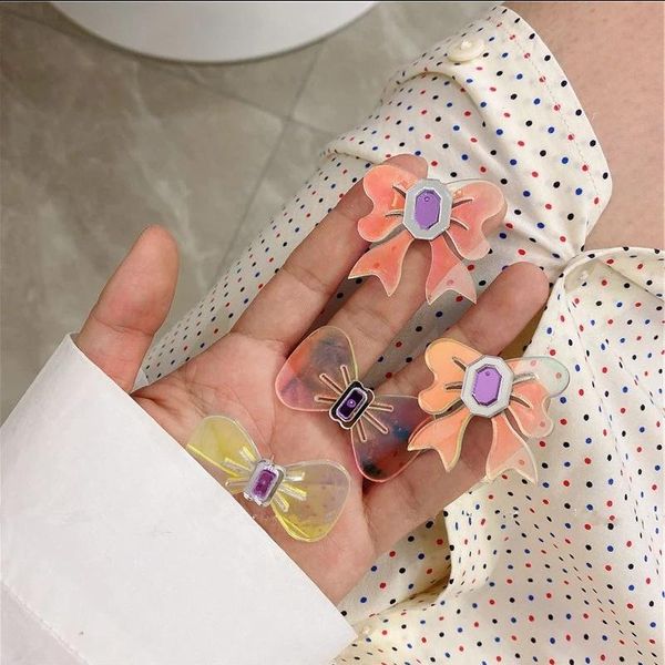 stud aomu korea trendy colorful transparent acrylic resin bowknot candy color earrings simple hollow laser for women, Golden;silver
stud aomu korea trendy colorful transparent acrylic resin bowknot candy color earrings simple hollow laser for women, Golden;silver