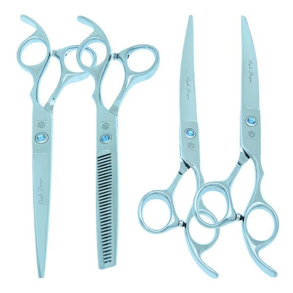 hair scissors purple dragon 7.0" professional pet for dog grooming straight curved cutting shears 6.5" puppy thinning clippers b00
hair scissors purple dragon 7.0" professional pet for dog grooming straight curved cutting shears 6.5" puppy thinning clippers b00