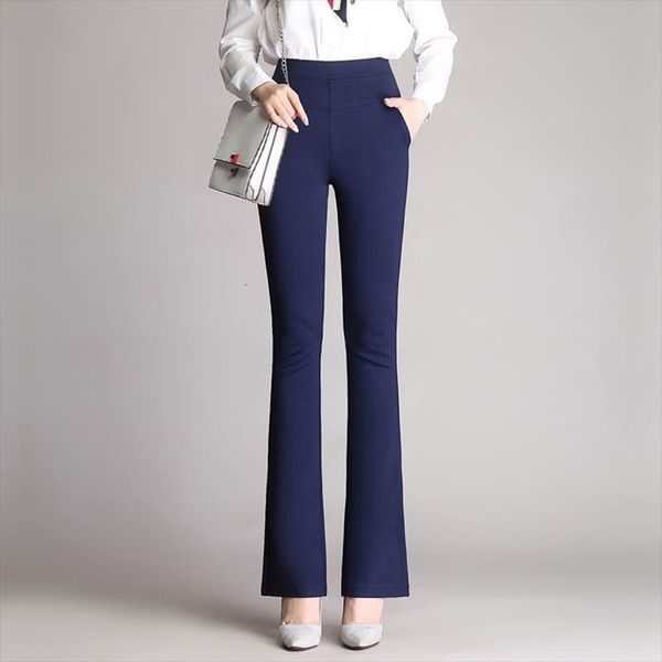 office flare trousers spring womens capris autumn casual high waist stretch bell bottom pants black plus size s 4xl elastic, Black;white
office flare trousers spring womens capris autumn casual high waist stretch bell bottom pants black plus size s 4xl elastic, Black;white
