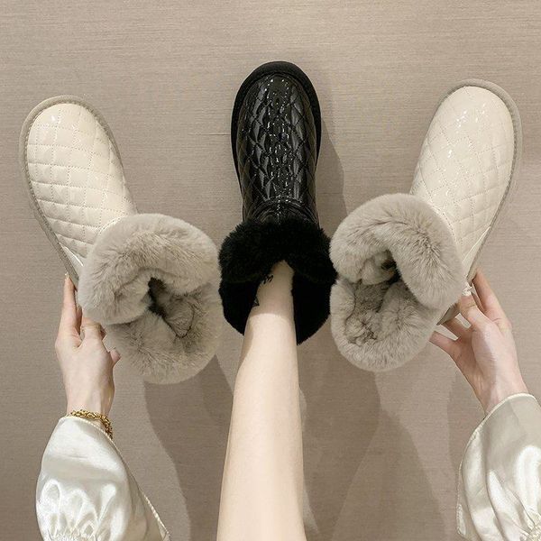 boots snow women's fur all-in-one warm winter plus velvet thick-soled cotton shoes fs21s275, Black
boots snow women's fur all-in-one warm winter plus velvet thick-soled cotton shoes fs21s275, Black