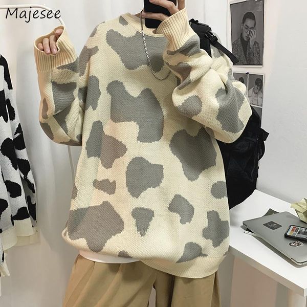 men's sweaters men pullovers sweater bf harajuku pattern print baggy couple trendy long sleeved paneled knitted jumpers teenager street, White;black
men's sweaters men pullovers sweater bf harajuku pattern print baggy couple trendy long sleeved paneled knitted jumpers teenager street, White;black