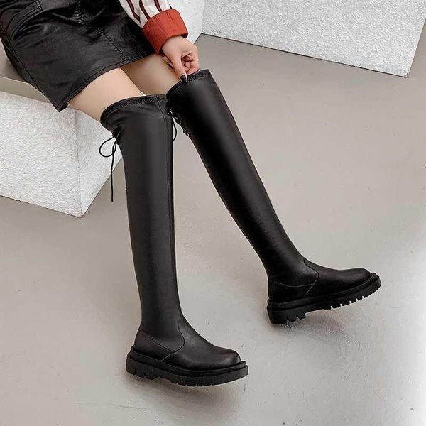 boots knee high women's flat bottom autumn winter 2021 fashion korean tube ins net red elastic thin, Black
boots knee high women's flat bottom autumn winter 2021 fashion korean tube ins net red elastic thin, Black