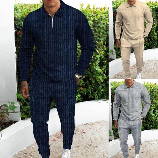 men's tracksuits sweat absorption stylish long sleeve stripe sports suit mid waist pants lapel for outdoor mens sweatusuit men tracksui, Gray
men's tracksuits sweat absorption stylish long sleeve stripe sports suit mid waist pants lapel for outdoor mens sweatusuit men tracksui, Gray
