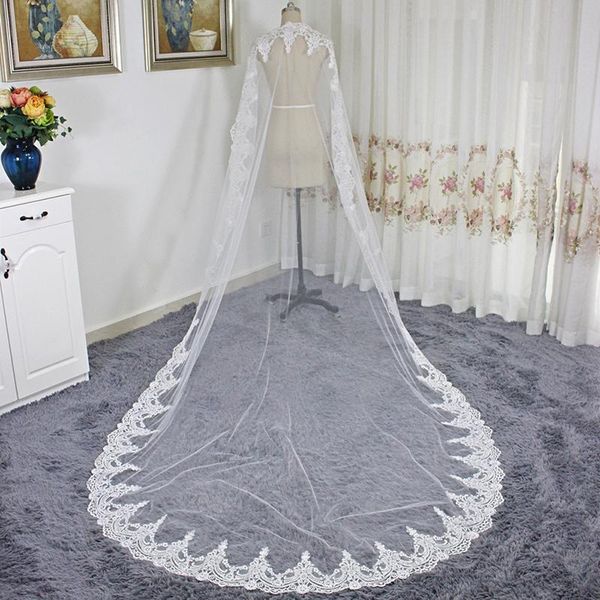 bridal veils 280cm ivory long catherdal wedding one layer lace edge white womens accessories, Black
bridal veils 280cm ivory long catherdal wedding one layer lace edge white womens accessories, Black