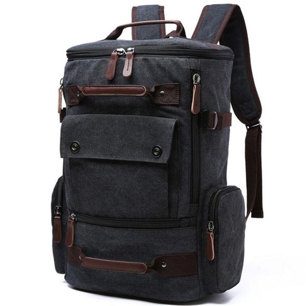 backpack men's canvas large capacity lapbag leisure multi-purpose fashion travel outdoor hiking mountaineering
backpack men's canvas large capacity lapbag leisure multi-purpose fashion travel outdoor hiking mountaineering